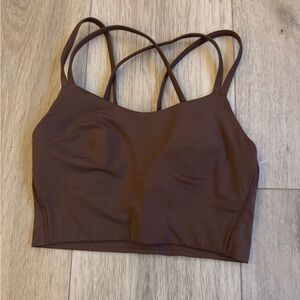 Lululemon Athletica Chocolate Strappy Sports Bra